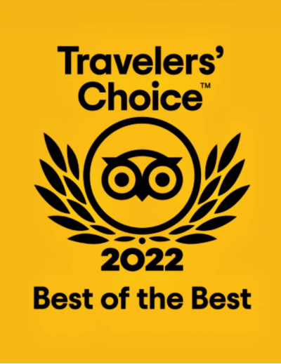 TripAdvisor's Traveller's Choice Award 2022